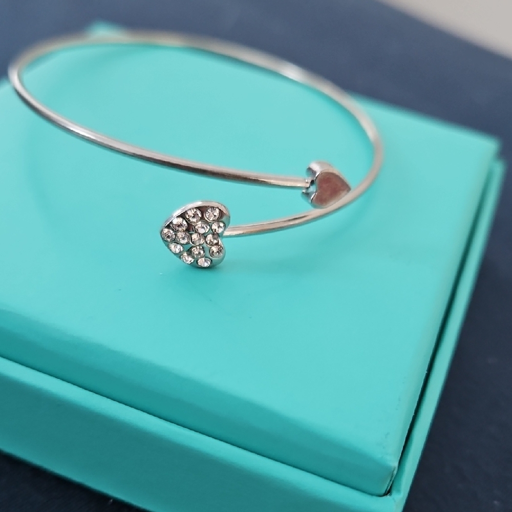 Alex and Ani Silver Heart Bracelet
